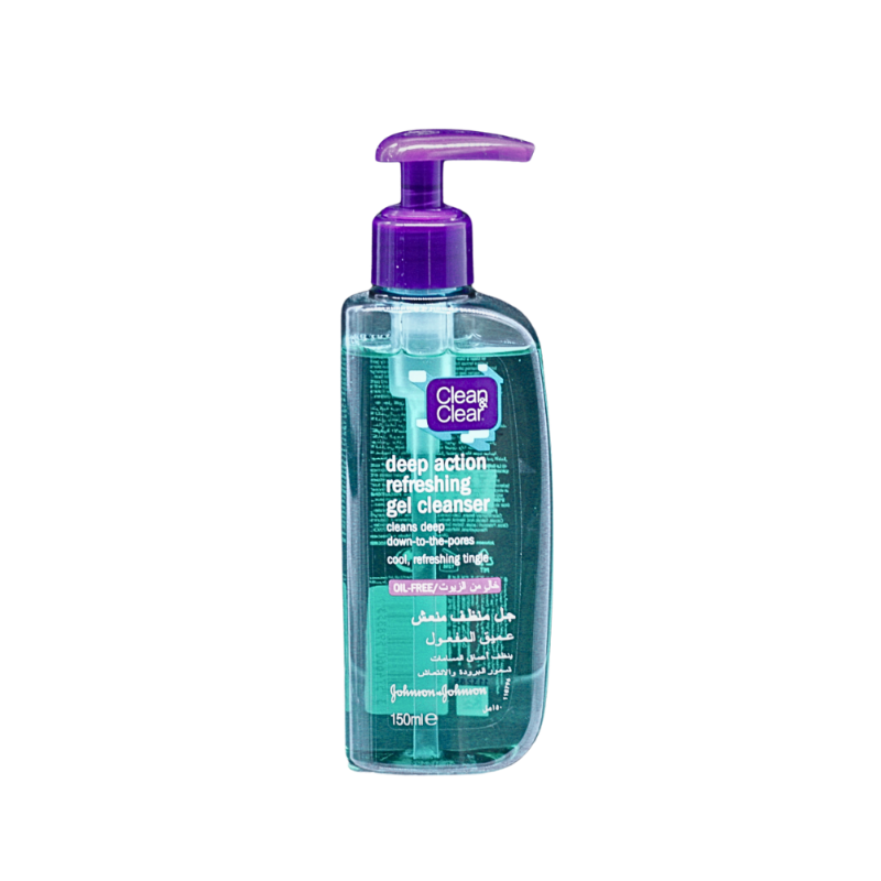 CLEANS&CLEAR GEL CLEANSER DEEP ACTION 150ML CLEANS&CLEAR GEL CLEANSER DEEP ACTION 150ML