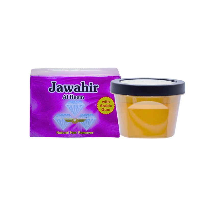 جواهر مزيل طبيعي للشعر بالصمغ العربي 250جم