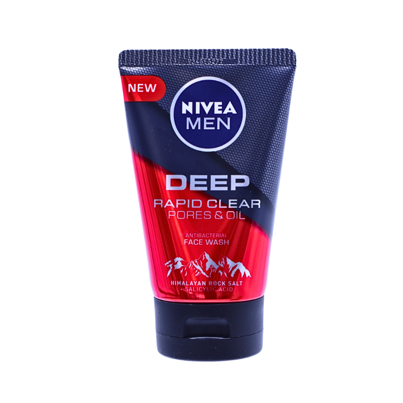 NIVEA MEN FACE WASH DEEP RAPID CLEAR 100ML