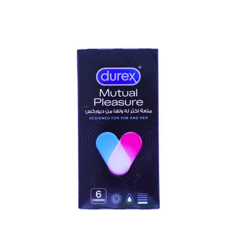 DUREX CONDOM MUTUAL PLEASURE 6PCS null