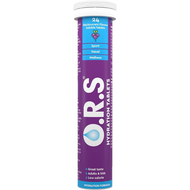 ORS HYDRATION BLACKCURR. 24TAB null