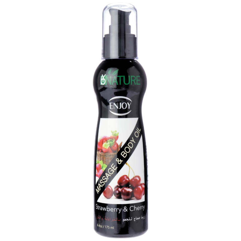 ENJOY BODY OIL FOR MASSAGE STRAWBERRY&CHERRY 175ML