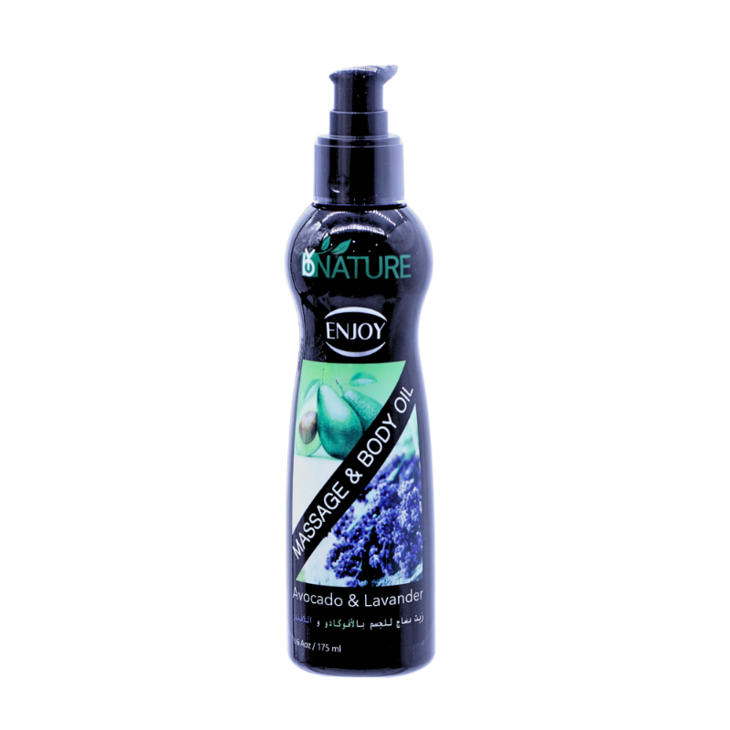 ENJOY BODY OIL FOR MASSAGE AVOCADO&LAVANDER 175ML