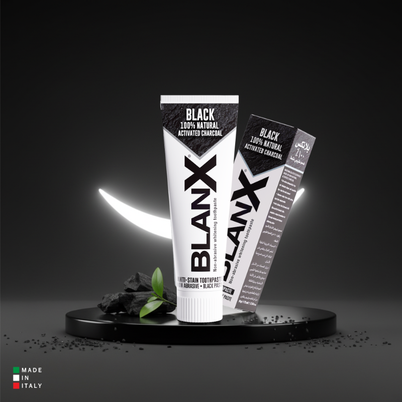 BLANX T\P BLACK WHIT CHARCOAL 75ML