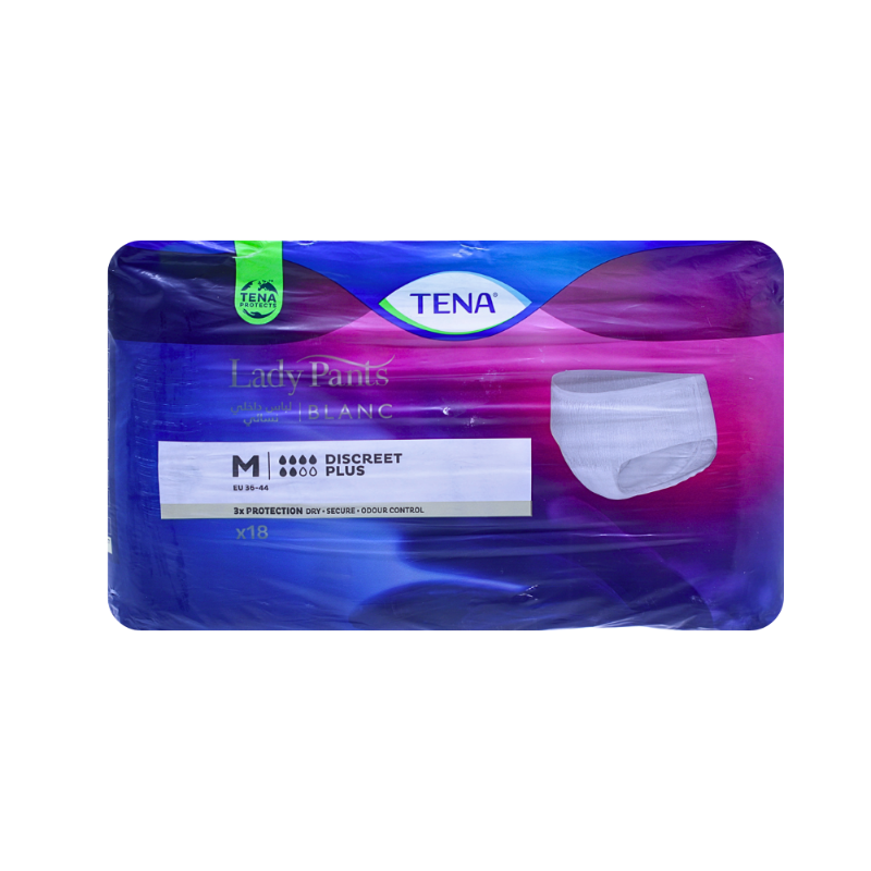 TENA LADY PNT DISC PLS-M  18PC