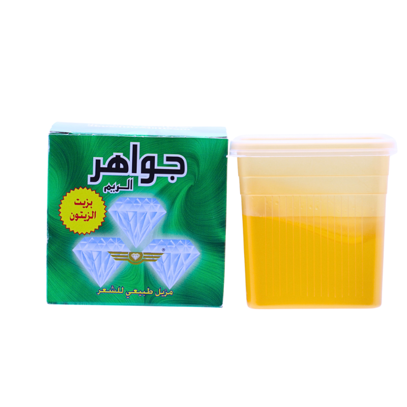 جواهر مزيل طبيعي للشعر بزيت الزيتون 500جم