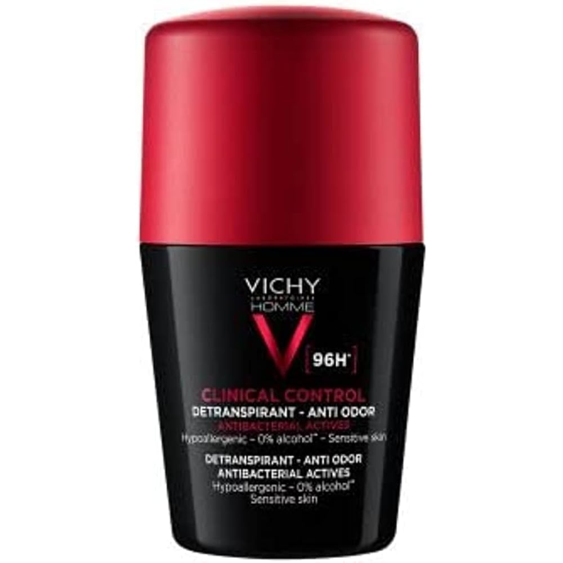 VICHY HOMME DEO ROLL ON 96H BLACK 50ML VICHY HOMME DEO ROLL ON 96H BLACK 50ML