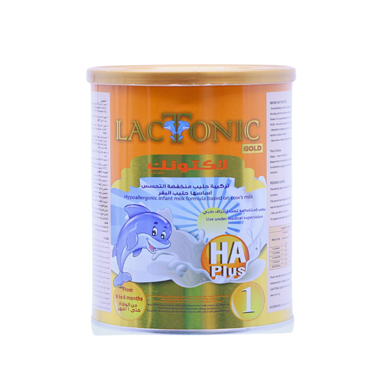لاكتونك ها بلس 1 حليب 400 جم