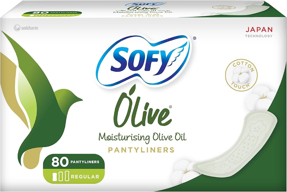 SOFY PANTYLINERS OLIVE OIL UNSCENTED S\M 80PCS null