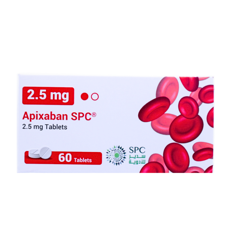 أبيكسابان 2.5 مجم 60 قرص أبيكسابان 2.5 مجم 60 قرص
