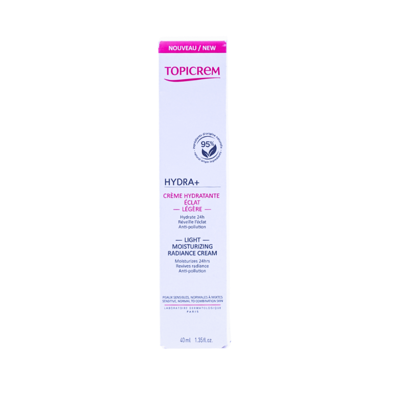 TOPICREM HYDRA+ CREAM LIGHT RADIANCE 40ML