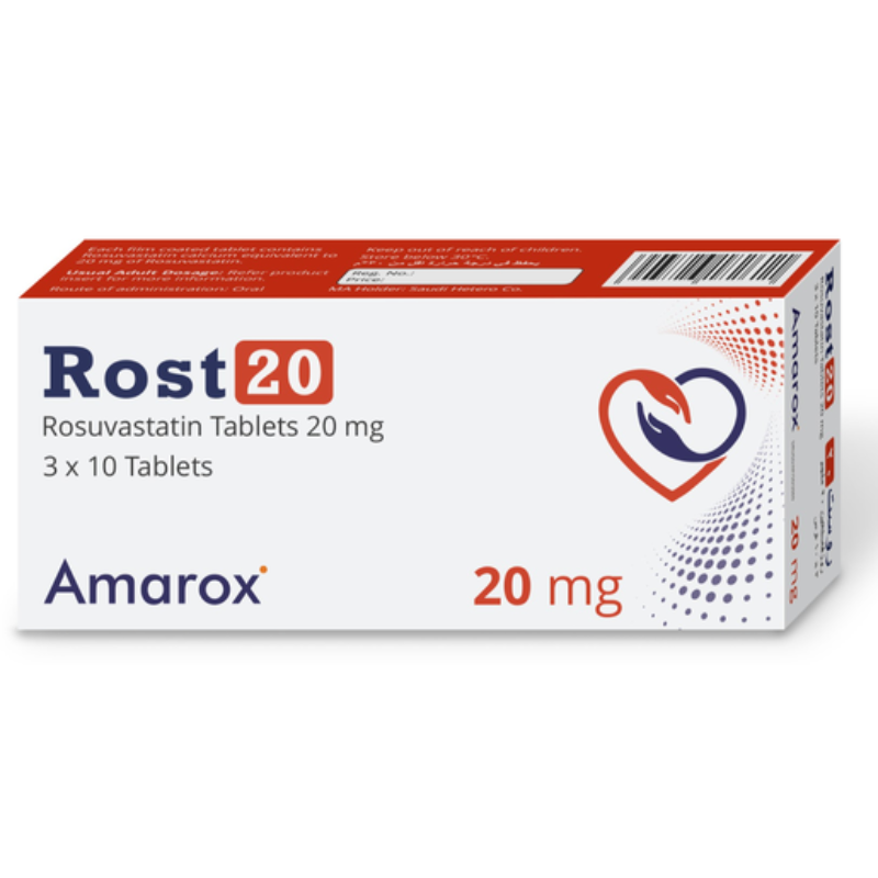روست 20 مجم 30 قرص