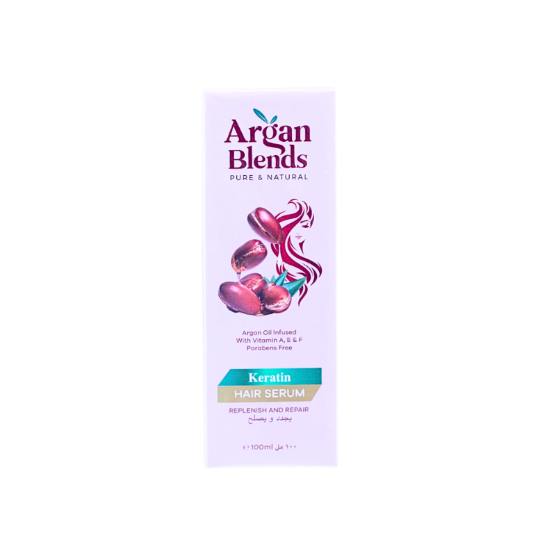 ARGAN BLENDS KERATIN SERUM REPLENISH&REPAIR 100ML ARGAN BLENDS KERATIN SERUM REPLENISH&REPAIR 100ML