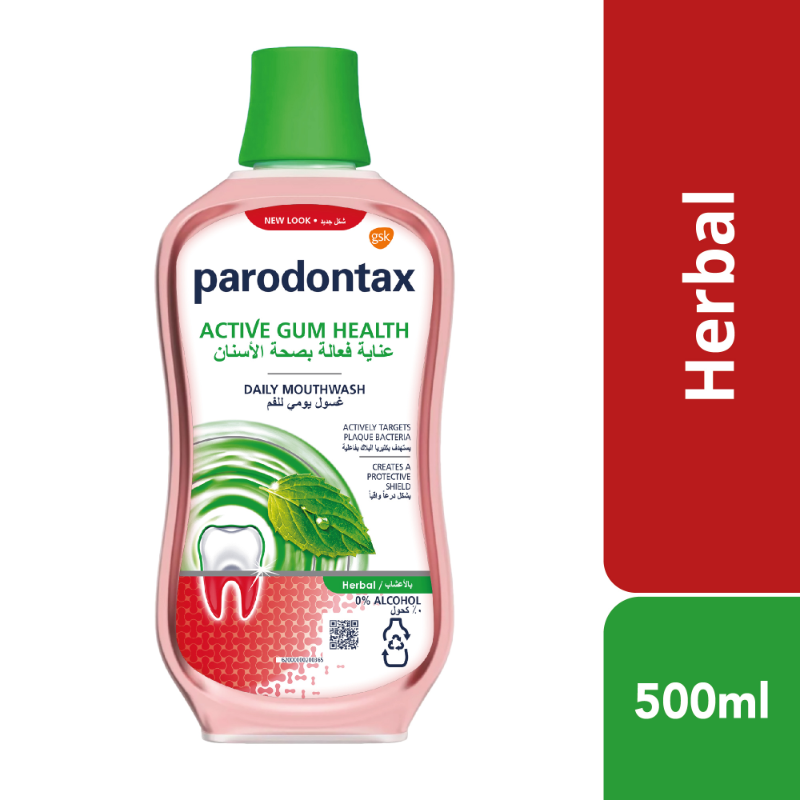PARAODONTAX M\W GUM HEALTH HERBAL 500ML