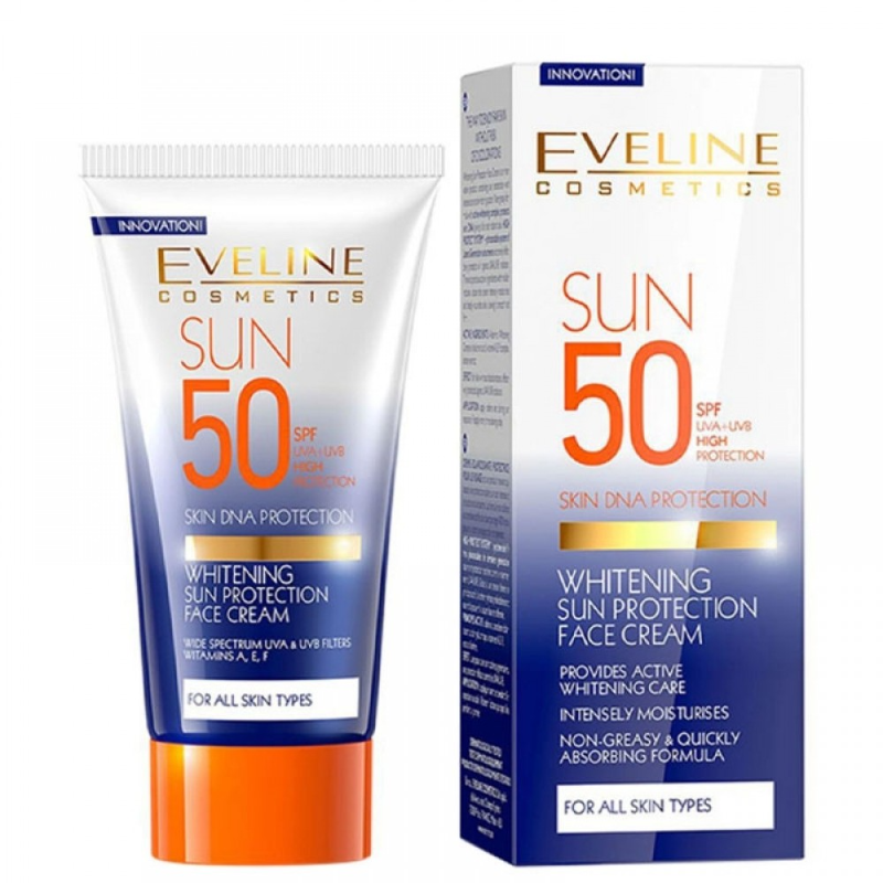 EVELINE SPF50 CREAM ALL SKIN TYPES 50ML