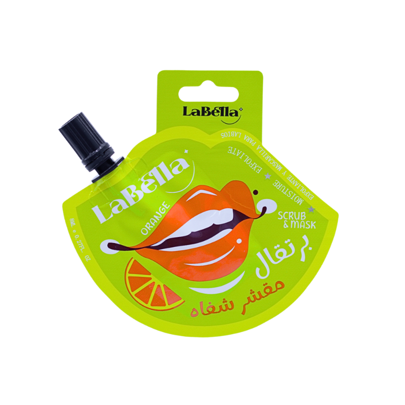 LABELLA SCRUB&MASK FOR LIPS ORANGE 8ML