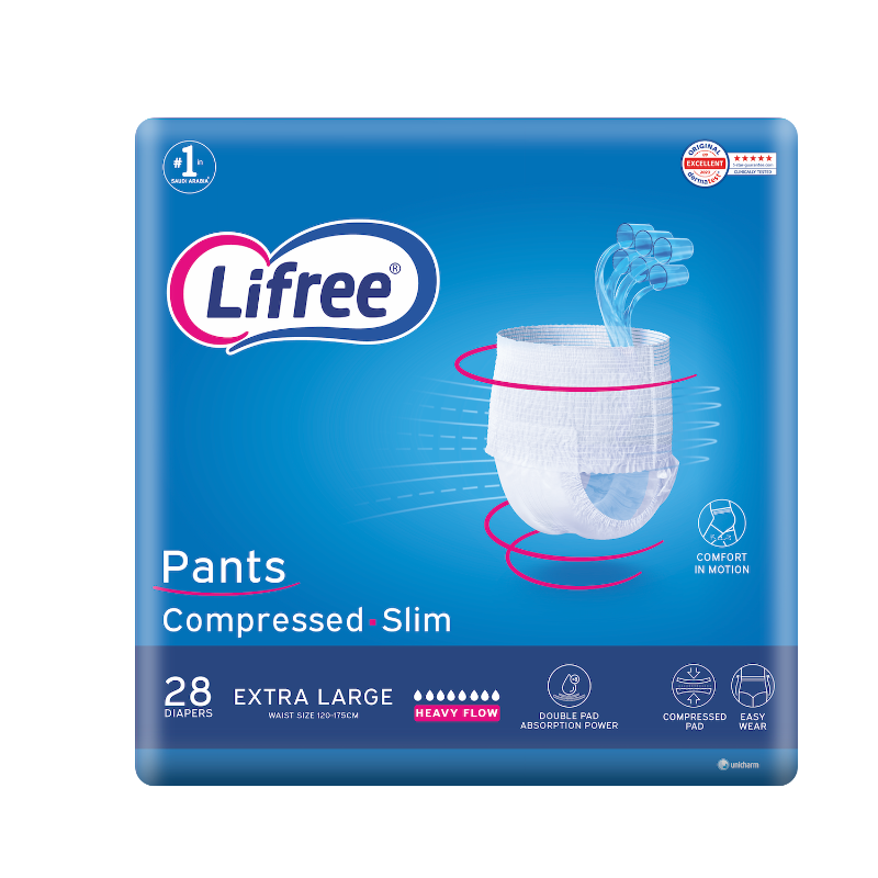 LIFREE DIA ADULT PANTS SLIM X-LARGE 28DIA