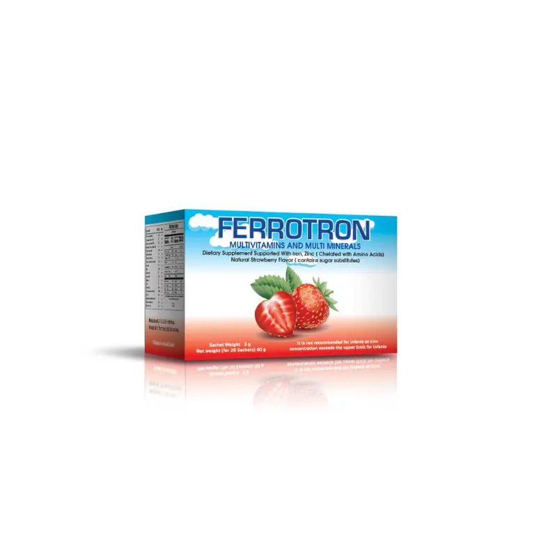 ferrotron sachets 20/sachets| almujtama pharmacy