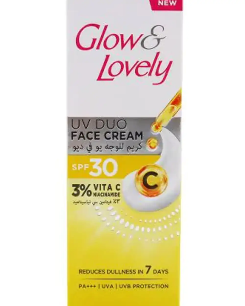 GLOW&LOVELY UV DUO CREAM 30SPF W\VITA C 50G