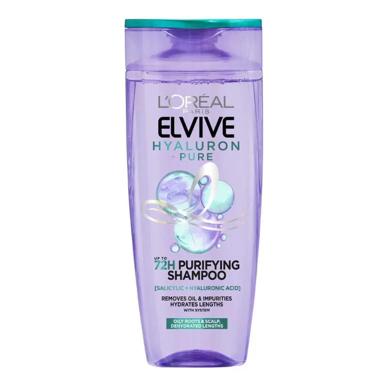 loreal elvive shamp hyaluron pure purifying 600ml| almujtama pharmacy