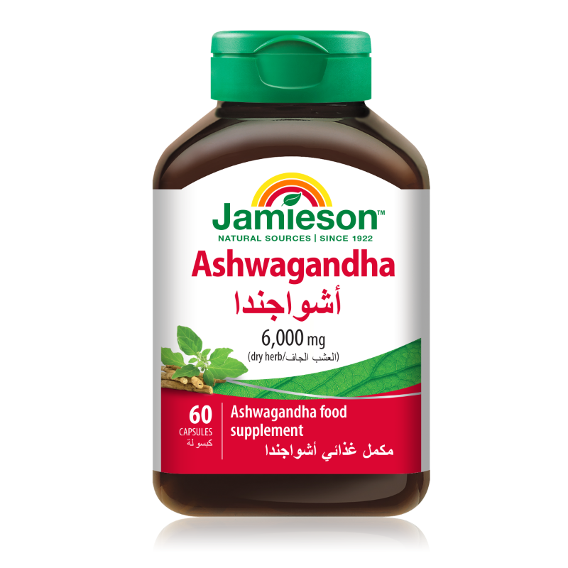 JAMIESON ASHWAGANDHA 6000/MG CAP 60/CAP