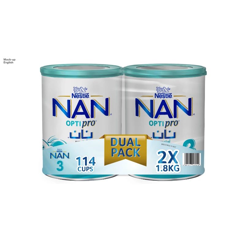 نان اوبتي برو 3 حليب مرحلة النمو 3-1سنوات 2×1800جم