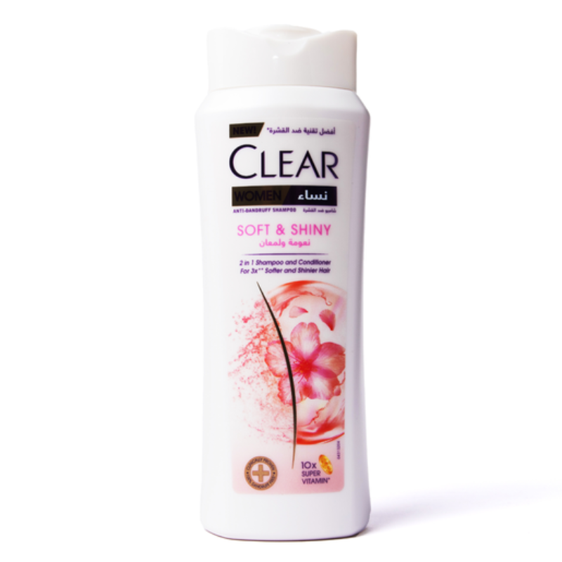 CLEAR SHAMP ANTI-DAN F\W SOFT&SHINY 600ML
