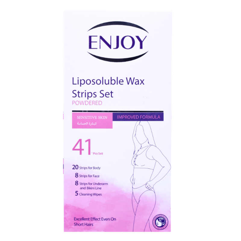 انجوي شرائح شمع مجموعة بودرة 41حبة انجوي شرائح شمع مجموعة بودرة 41حبة