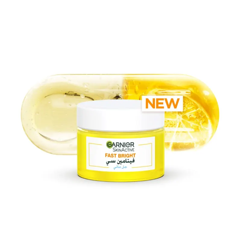 GARNIER WATER GEL FAST BRIGHT VITAMIN C 50ML garnier water gel fast bright vitamin c 50ml| almujtama pharmacy