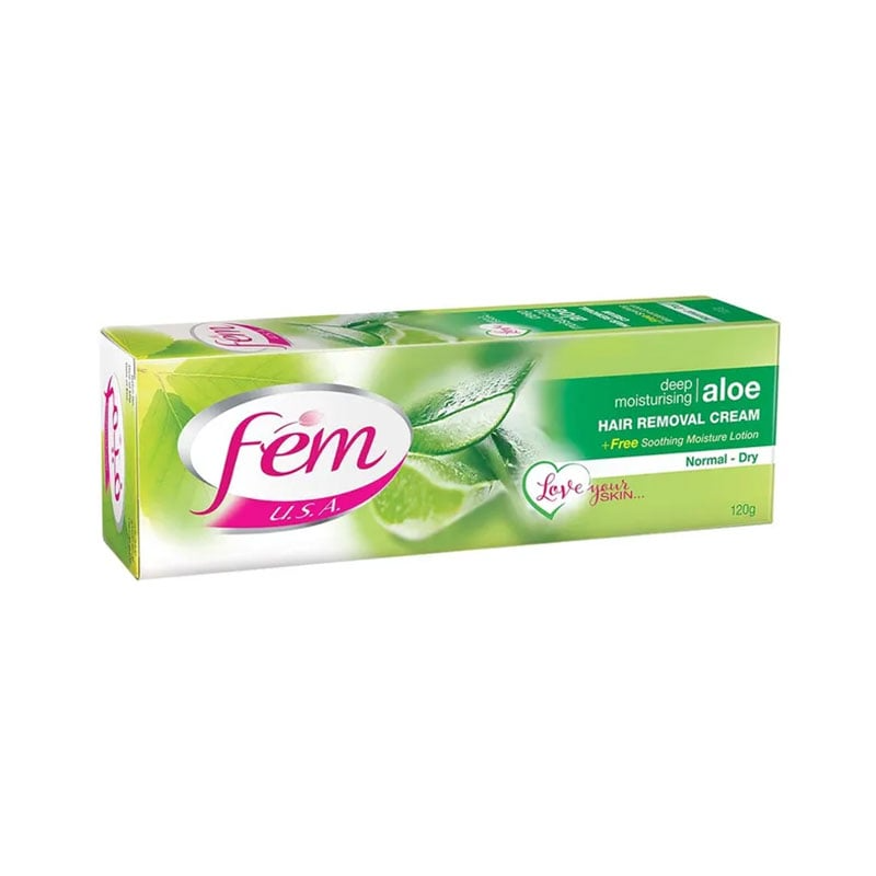 Fem Cream Hair Removal Aloe Moistize 120G