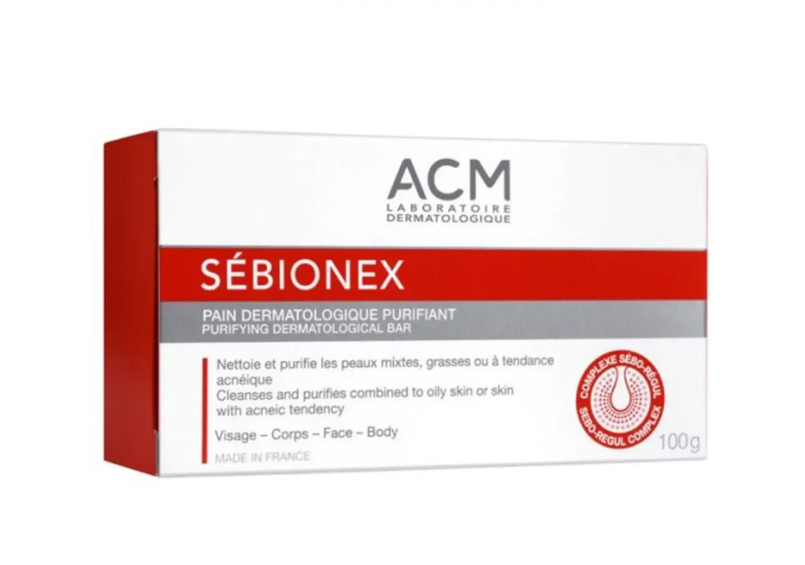 Acm Sebionex Soap Cleans&Purifies 100G