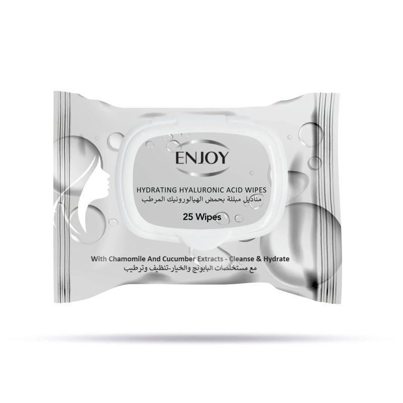 ENJOY FACIAL WET WIPES HYDRATE HYALURON 25WIPES