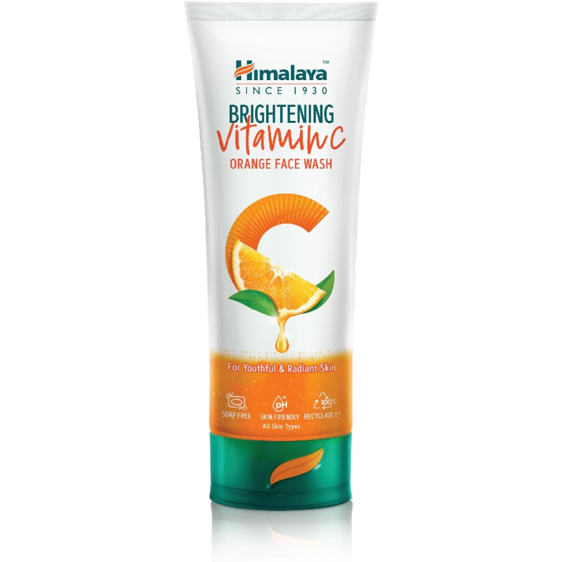 HIMALAYA FACE WASH W\ORANGE BRIGHTENING VIT C100ML