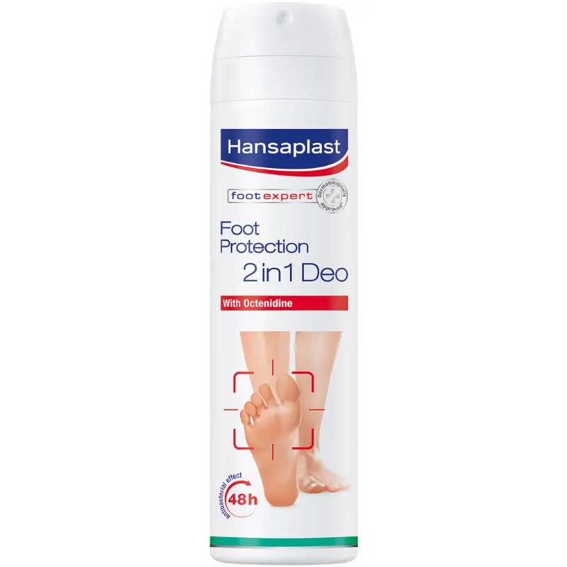 hansplast deo spray foot protection 150ml| almujtama pharmacy