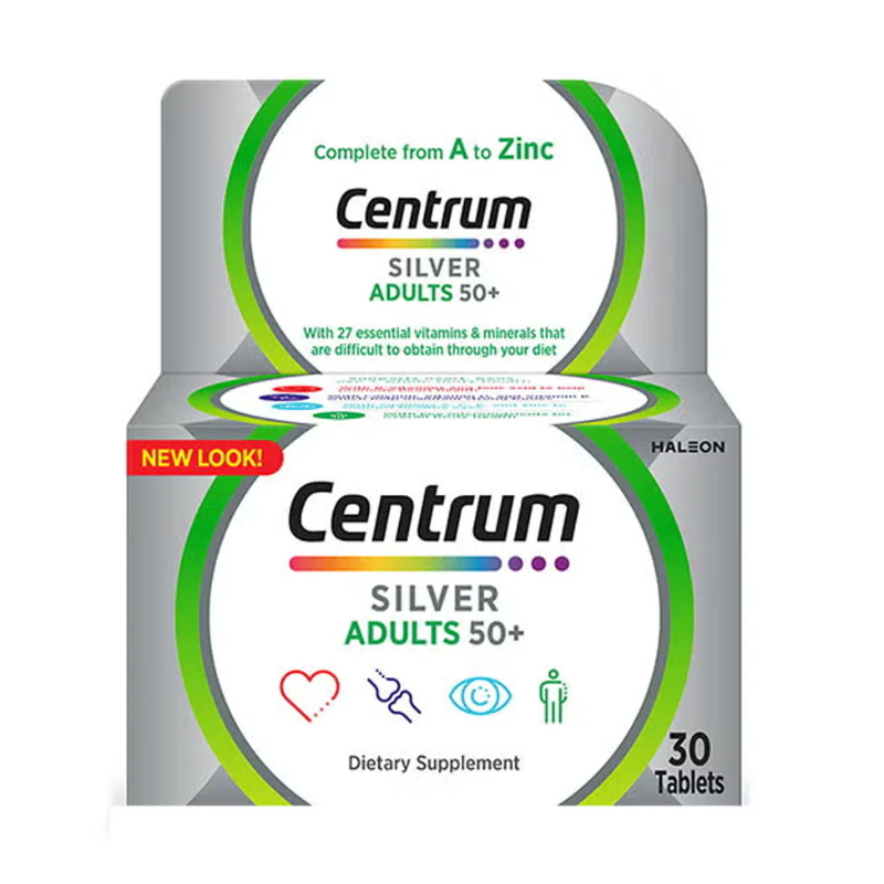 CENTRUM SILVER ADULTS 50+ 30 TABLETS