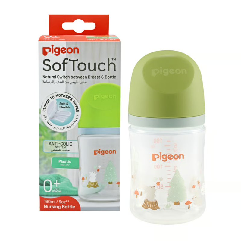 PIGEON SOFTOUCH BPP NURSING BOTTLE PP 160ML RABBIT