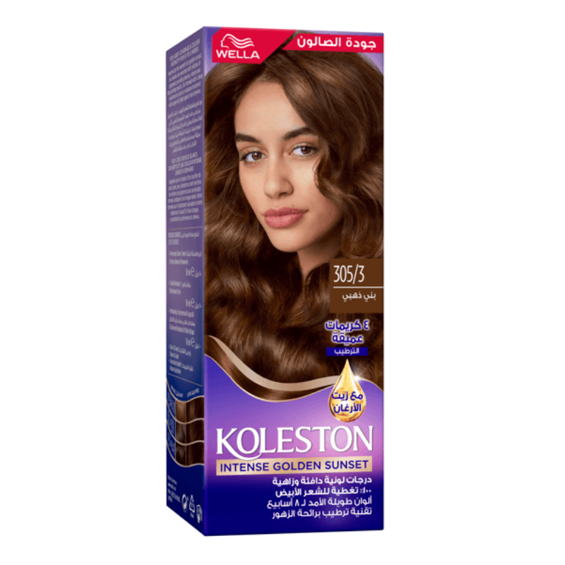 Koleston Hair Color Sunlight Golden Brown+ 305/3