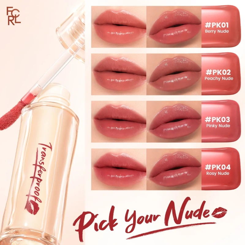 FOCALLURE WATERY TRANSFERPROOF LIP CREAM #PK04