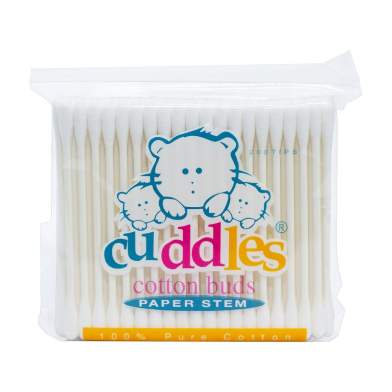 Cuddles Baby Paper Stick Cotton 100 Pcs