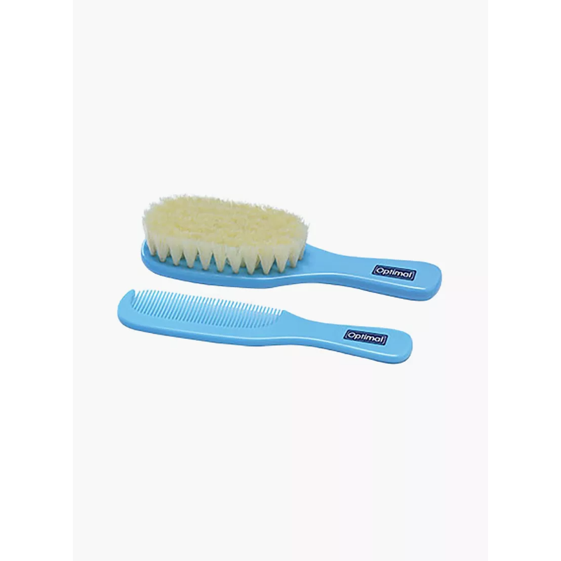 Optimal Brush And Comb Set Blue