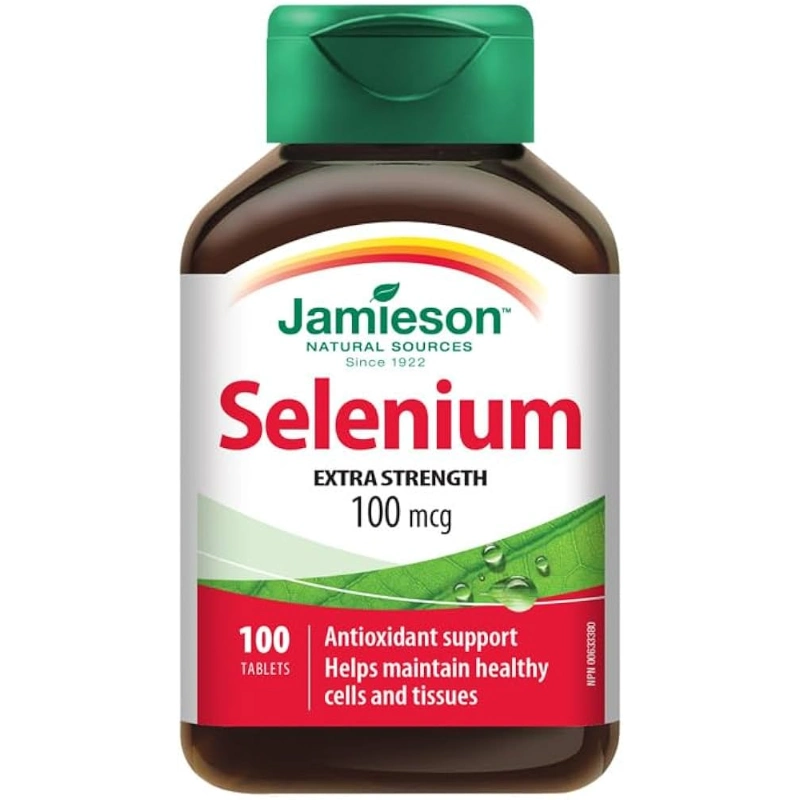 JAMIESON SELENIUM 100 MCG 100 TABLETS| almujtama pharmacy