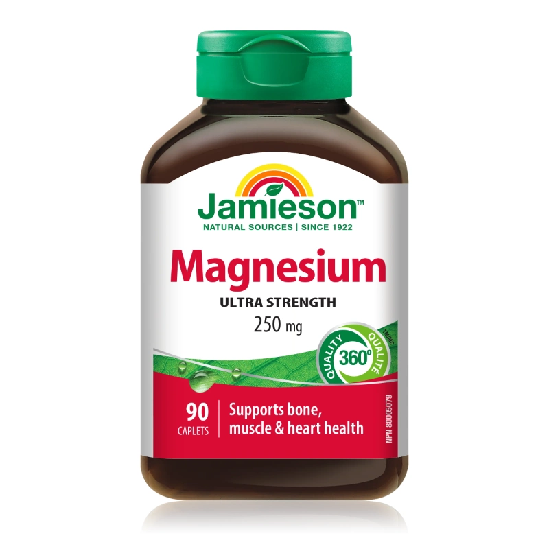 JAMIESON MAGNESIUM 250 MG 90 CAPSULES| almujtama pharmacy