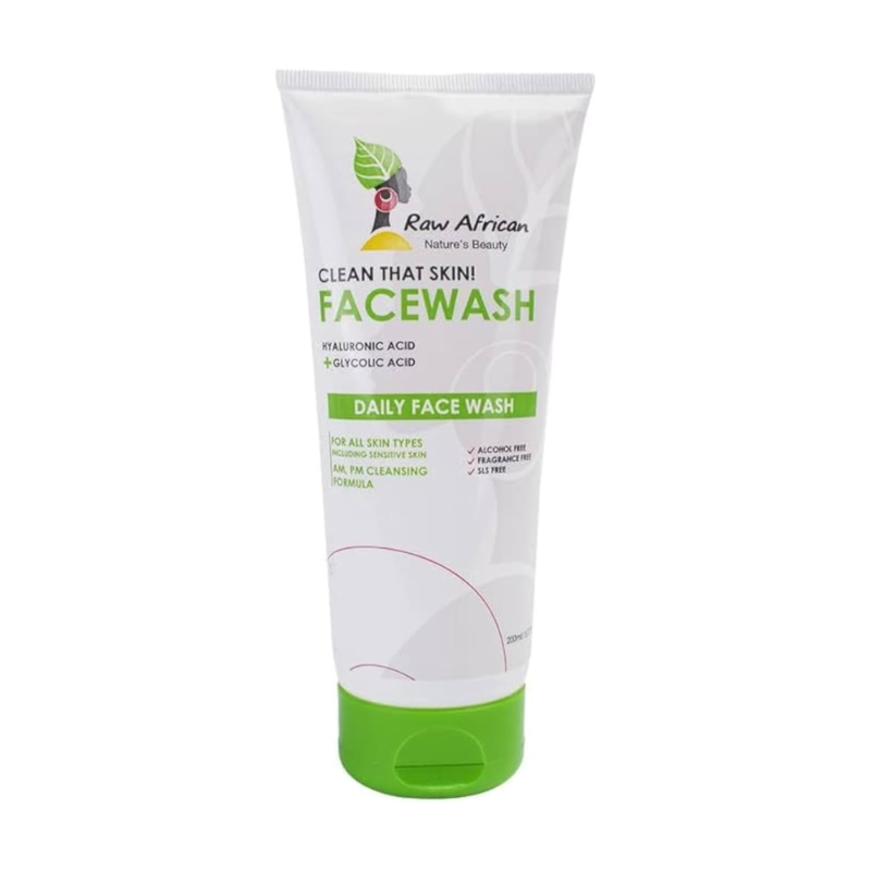 Raw African Face Wash With Hyaluronic Acid 200Ml