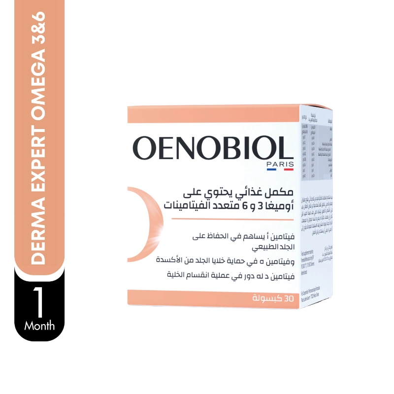 Oenobil  Omegas 3&6 30 Caps Derma Expert 30 Caps| almujtama pharmacy