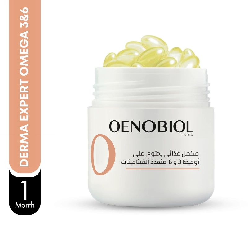 Oenobil  Omegas 3&6 30 Caps Derma Expert 30 Caps| almujtama pharmacy