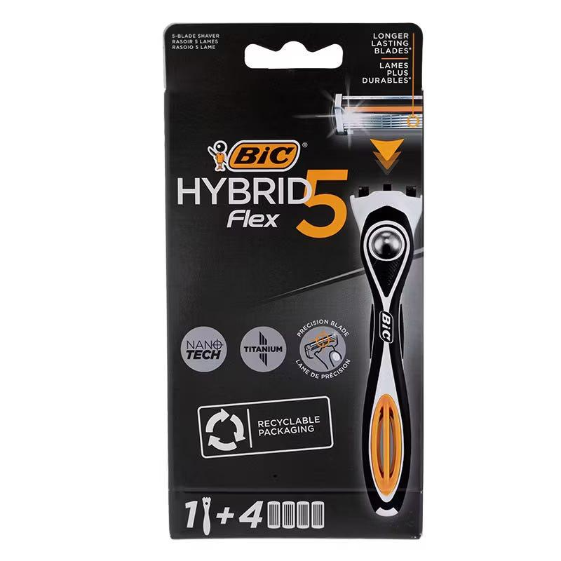 Bic Flex 5 Razors 4Pcs+1Handle