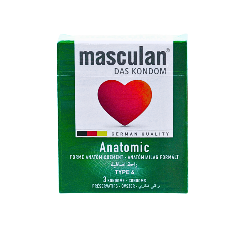 MASCULAN CONDOM ANATOMIC TYPE4 3PCS null