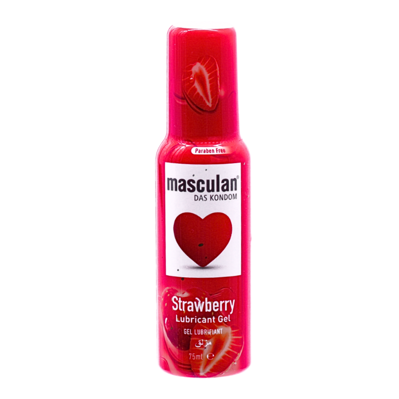 MASCULAN GEL LUBRICANT STRAWBERRY 75ML null