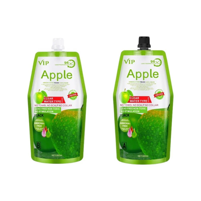 Vip Apple Hair Color Cream Black 500+500Ml