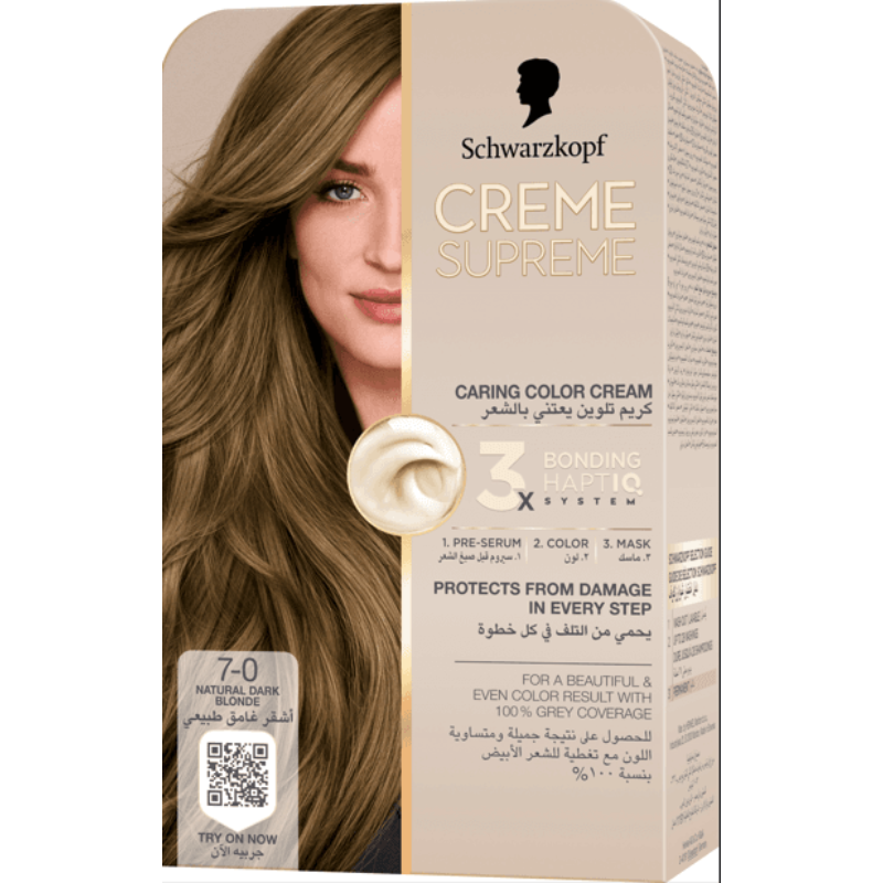 Sk Creme Supreme Natural Dark Blonde Full Kit 7-0